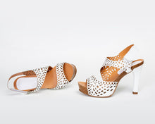 Load image into Gallery viewer, Daisy Cutouts European Heels available in 4 colors | Made in Spain