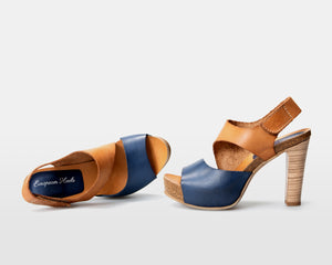 Dianne Blue European Heels for women | Shoes made in Spain | EuropeanHeels.com