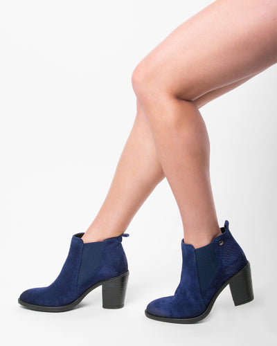 Brandy Snake Booties - Blue Jean