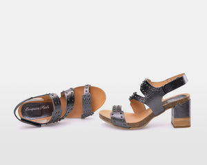 Melody Black European Heels for women | Shoes made in Spain | EuropeanHeels.com